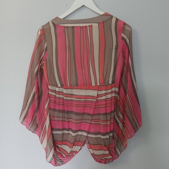 TRINA TURK // Silk Wrap Blouse - Picture 3 of 14